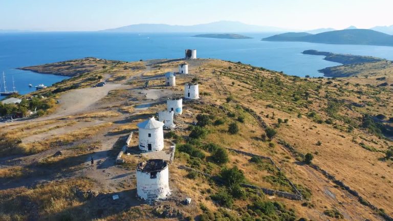 Windmills of Gumbet, along the Bodrum Peninsula